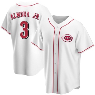 Men's Cincinnati Reds Albert Almora Jr. White Home Jersey - Replica