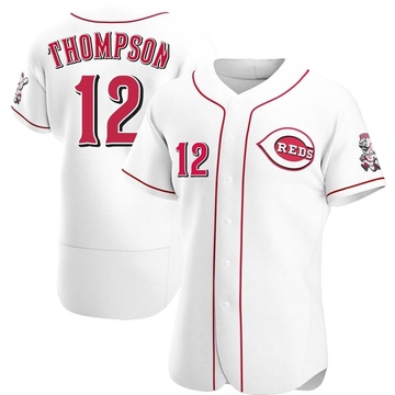 Men's Cincinnati Reds Bubba Thompson White Home Jersey - Authentic