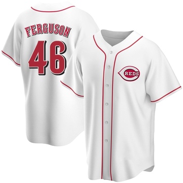Men's Cincinnati Reds Caleb Ferguson White Home Jersey - Replica