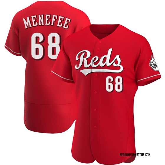 Men's Cincinnati Reds Joseph Menefee Red Alternate Jersey - Authentic