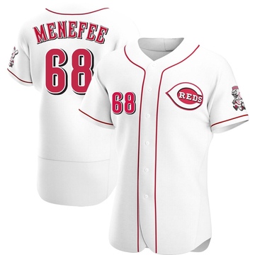 Men's Cincinnati Reds Joseph Menefee White Home Jersey - Authentic