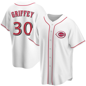 Men's Cincinnati Reds Ken Griffey White Home Jersey - Replica