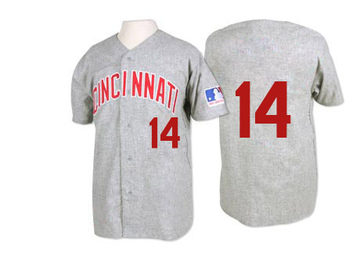 Men's Cincinnati Reds Pete Rose Grey 1969 Throwback Jersey - Replica