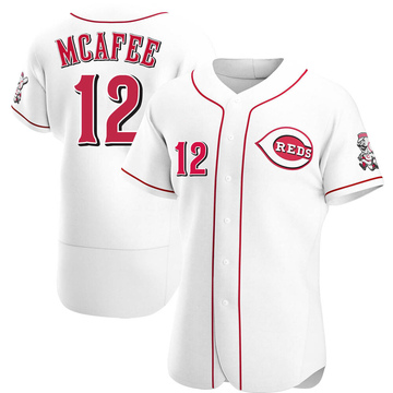 Men's Cincinnati Reds Quincy Mcafee White Home Jersey - Authentic