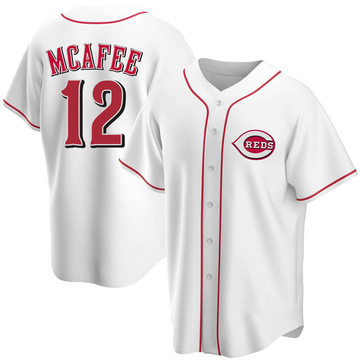 Men's Cincinnati Reds Quincy Mcafee White Home Jersey - Replica