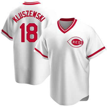 Men's Cincinnati Reds Ted Kluszewski White Home Cooperstown Collection Jersey - Replica