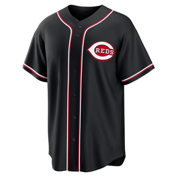 Men's Cincinnati Reds Zachary McCambley Black Fashion Out Jersey - Replica