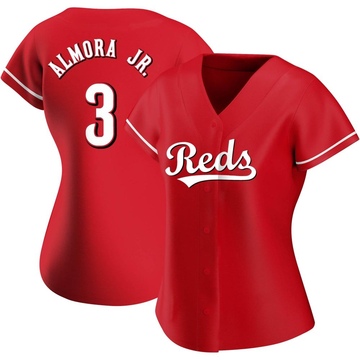 Women's Cincinnati Reds Albert Almora Jr. Red Alternate Jersey - Authentic