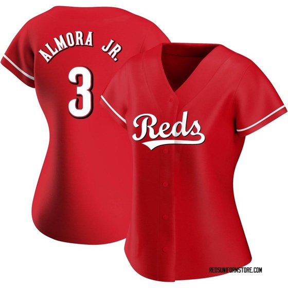 Women's Cincinnati Reds Albert Almora Jr. Red Alternate Jersey - Authentic