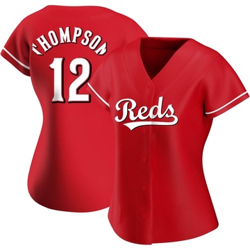 Women's Cincinnati Reds Bubba Thompson Red Alternate Jersey - Authentic