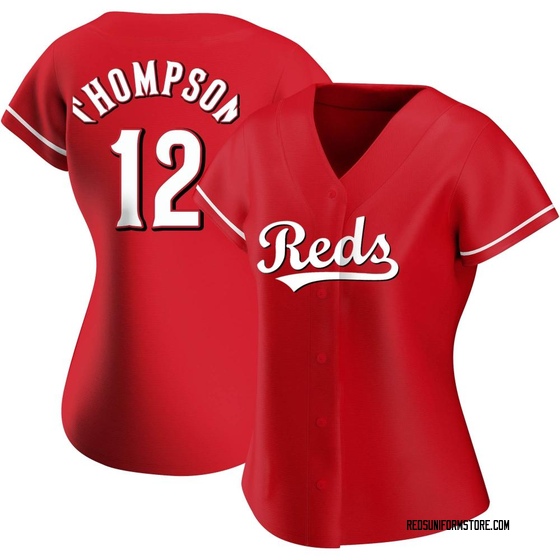 Women's Cincinnati Reds Bubba Thompson Red Alternate Jersey - Authentic