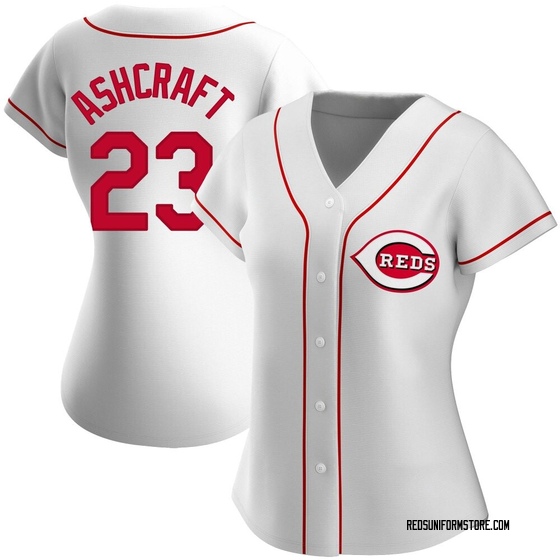 Women's Cincinnati Reds Graham Ashcraft White Home Jersey - Authentic