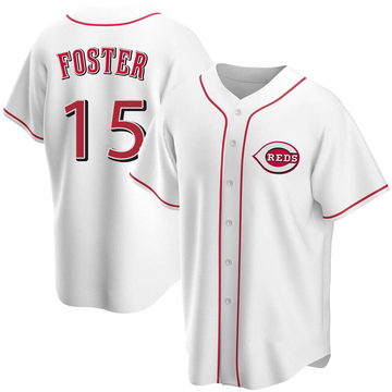 Youth Cincinnati Reds George Foster White Home Jersey - Replica