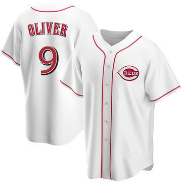 Youth Cincinnati Reds Joe Oliver White Home Jersey - Replica