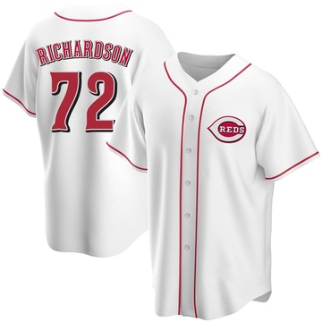 Youth Cincinnati Reds Lyon Richardson White Home Jersey - Replica