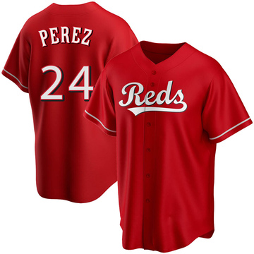 Youth Cincinnati Reds Tony Perez Red Alternate Jersey - Replica